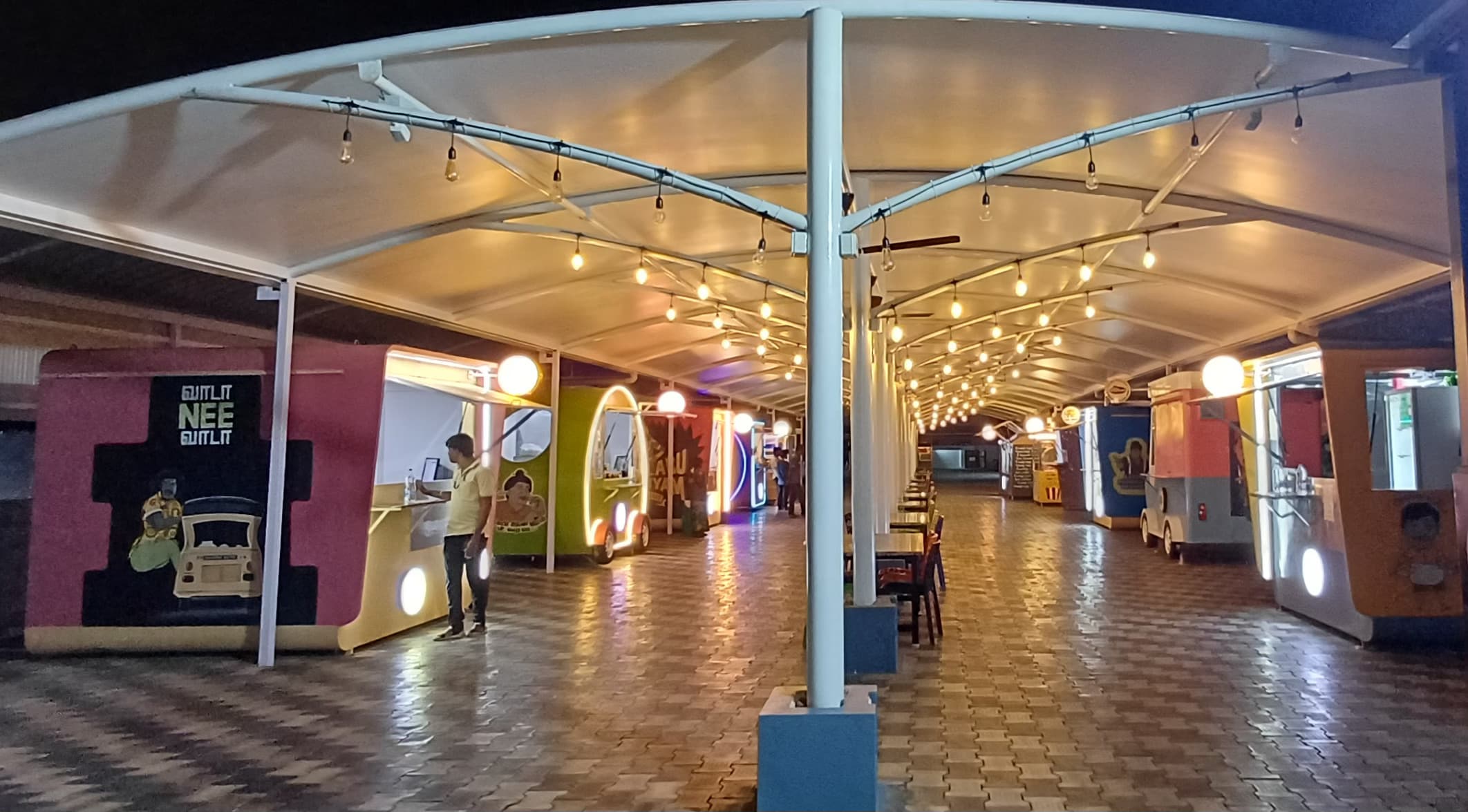 Fun Retreat food court street view